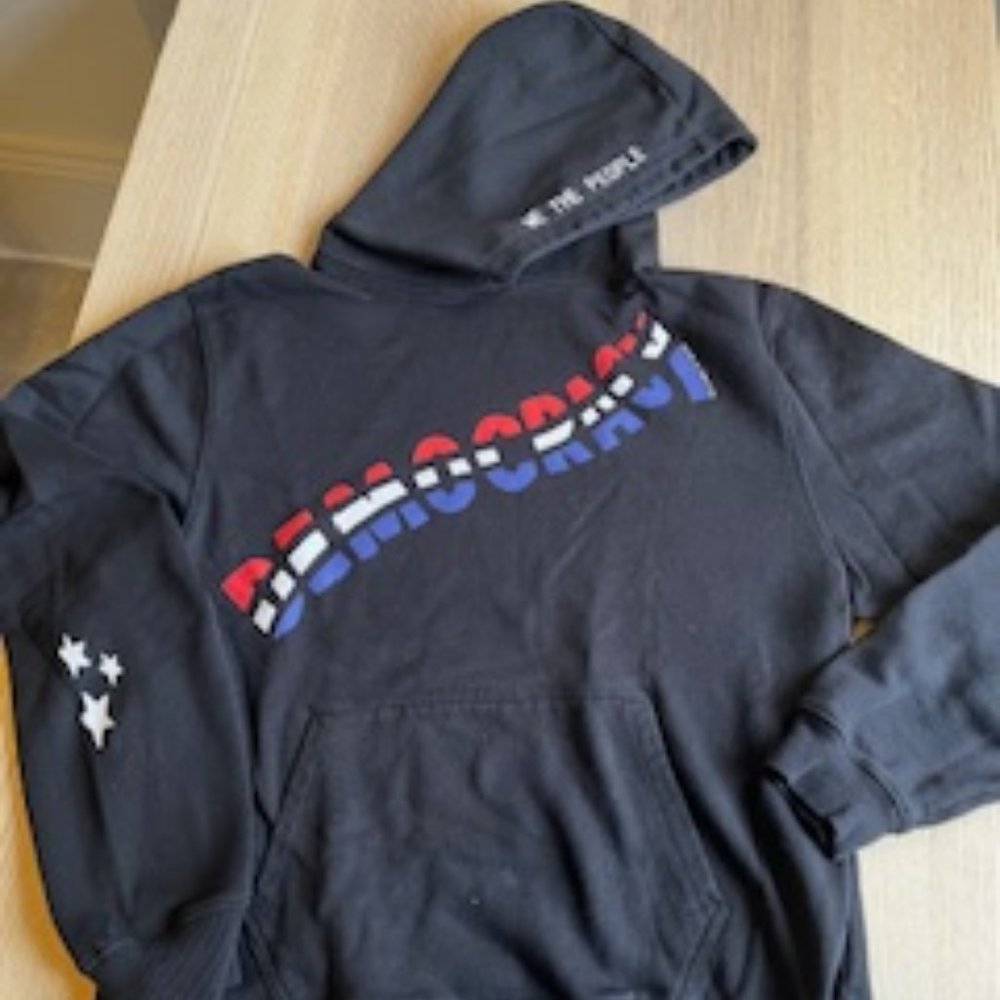 SOLD OUT Resistance by Design Democracy sweatshirt L